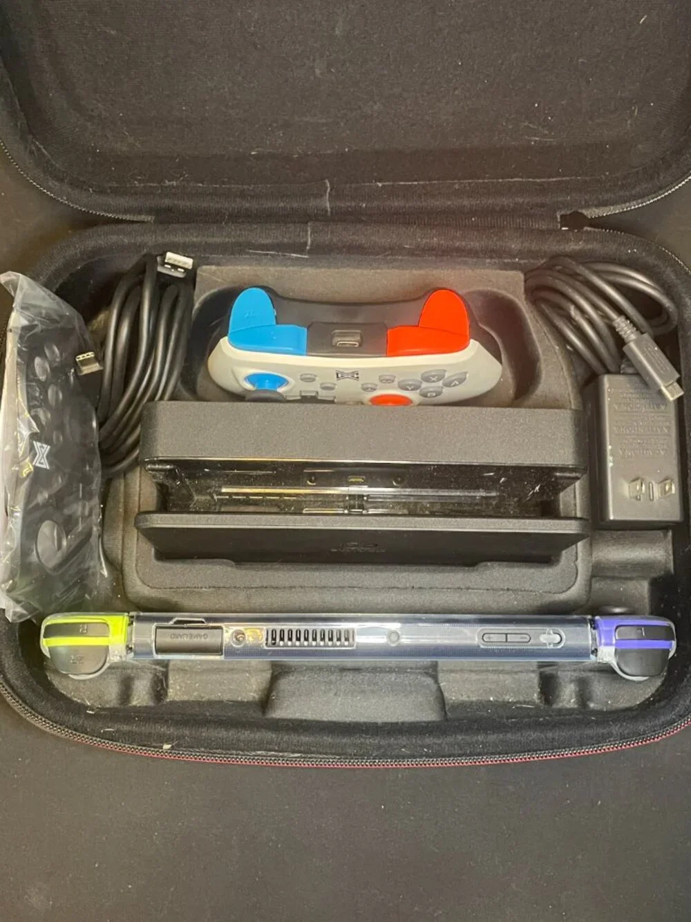 Nintendo Switch OLED With Travel Case Controller And Accessories